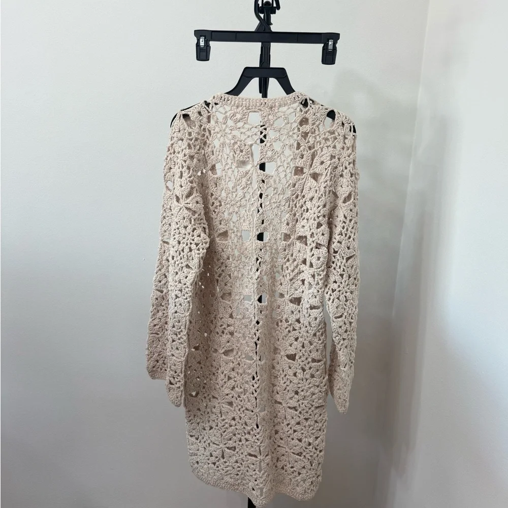 Altar'd State Beige Crochet Cardigan - Picture 8 of 8